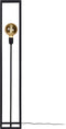Atmooz - Vloerlamp Aiko - Staande Lamp - Stalamp - Woonkamer - Zwart - Hoogte 125cm - Metaal