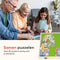 Diydash Puzzelplaat - Houten Puzzelbord 1000 stukjes - 4 Verstelstanden - Donker Bruin