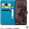 iMoshion Hoesje Geschikt voor Google Pixel 7 Pro Hoesje Met Pasjeshouder - iMoshion Mandala Bookcase - Turquoise