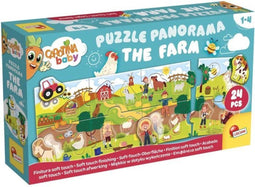 Carotina Baby - De Boerderij - Panoramische Puzzel - Ontwikkeling van logica en fijne motoriek (24 stuks)