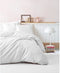 Satin King - Dekbedovertrekset - 100% katoensatijn - 240 x 220 cm + 2 kussenslopen 60 x 60 cm - Wit (2 stuks)