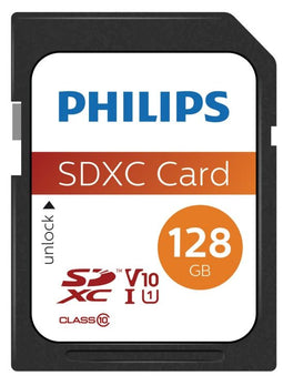 Philips FM12SD55B/00 - SDXC Geheugenkaart 128 GB - Leessnelheid 80 MB/s - Zwart