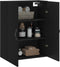 vidaXL - Wandkast - 69,5x34x90 - cm - bewerkt - hout - zwart