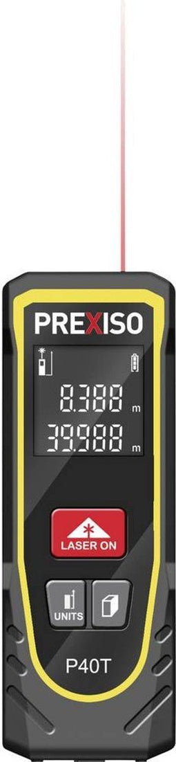 Prexiso Laserafstandsmeter - 40 m - Meetnauwkeurigheid +/- 3 mm