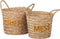 Kidsdepot Messy & Stuff, set manden (set van 2) Oker Geel- opbergmanden