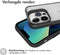 iMoshion Hoesje Geschikt voor iPhone 13 Pro Max Hoesje - iMoshion Rugged Hybrid Case - Zwart / Transparant