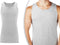 Milanoro - Set van 5 extra lange singlets voor heren - 100% katoen - Lichtgrijs (5 stuks)