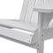 vidaXL - Tuinstoel - hout - wit