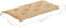 vidaXL - Tuinbankkussen - 100x50x7 - cm - oxford - stof - beige