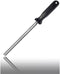 Eikaso Solingen Rond aanzetstaal - grof - ergonomisch zwart handvat - 23 cm