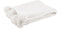 J-Line Plaid Pompom - fleece deken - polyester - wit - 170 x 130 cm - woonaccessoires