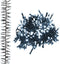 vidaXL - Lichtslinger - cluster - met - 3000 - LED's - koudwit - 60 - m - PVC