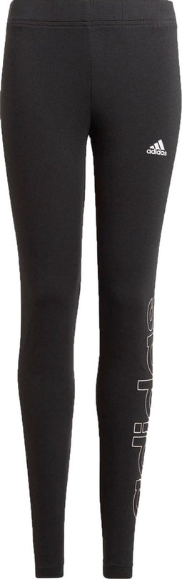 adidas Sportlegging - Maat 164 - Meisjes - zwart/wit