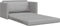 vidaXL - Vloersofa - Bed - 2-in-1 - Cloud - Grijs - 124x71x78 - cm - Stof