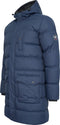 Cappuccino Italia Hooded Winter Jacket - Heren Jas met Capuchon - Polyester - Blauw - Maat XXL