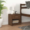 vidaXL - Nachtkastje - met - lade - 39x28x41 - cm - bruin - eikenkleurig