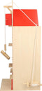 Playwood - Houten Pakhuis / Grachtenpand klein; hoogte 67 CM