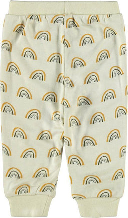 NAME IT NBMDITIM PANT BOX - Baby legging - Elastische tailleband - Regenboogprint (maat 68)
