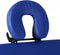 vidaXL - Inklapbare - massagetafel - 3 - zones - met - houten - frame - (blauw)