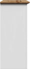 vidaXL - Wastafelkast - BODO - 70x35x80 - cm - wit - en - bruin