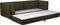 Housecraft Living Norah Slaapbank 2 persoons/ Logeerbed/ Bedbank Groen