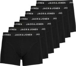 JACK&JONES ADDITIONALS JACHUEY TRUNKS - Boxershorts - 7-pack - Zwart (7 stuks)