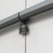 Keter Linear Utility Opbergkast - 68x173x39 cm - 3 halve planken - Grijs/Zwart
