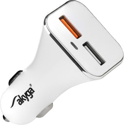 Akyga AK-CH-08 - USB-oplader - 2 x USB Quick Charge 3.0 - Wit