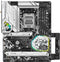 ASROCK B650E Steel Legend WiFi - Moederbord - ATX - Socket AM5 - AMD B650 - DDR5 - Realtek ALC897 - Realtek 2.5G LAN
