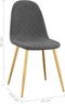 vidaXL - Eetkamerstoelen - 2 - st - fluweel - donkergrijs