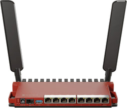 MikroTik L009UiGS-2HaxD-IN - Router - Wi-Fi 6 (802.11ax) - 8x Ethernet 1Gbps - 2,4GHz max 574Mbps