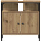 vidaXL - Wastafelkast - 60x30x60 - cm - spaanplaat - ambachtelijk - eikenkleurig