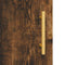vidaXL - Wandkast - 60x31x70 - cm - bewerkt - hout - gerookt - eikenkleurig