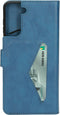 Mobiparts Galaxy S21 Plus - Classic Wallet Case - Ruimte voor pasjes - Blauw