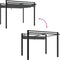 vidaXL - Prieel - met - uittrekbaar - dak - 3x3 - m - aluminium - antracietkleurig