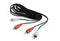 Cablexpert CCA-2R2R-6 - RCA Kabel - 2 x Mannelijk - 1,8 m - Rood Wit Zwart