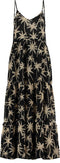 SHIWI Sicily - Dames Jurk V-hals - Met verstelbare bandjes - Zwart