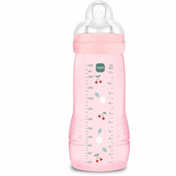 MAM Easy Active - Babyfles - +6 maanden - 330 ml - X-flow speen - Berry