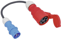 AS Schwabe 61372 Stroom Adapterkabel 16 A Zwart 0.3 m H07RN-F 3G 2,5 mm²