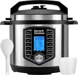 Savoré Kitchen Pressure Cooker - 6L - PFAS Vrij - 36 Programma's