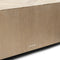 Riviera Maison Salontafel rond - Milan Coffee Table Parquet Dia 90 - Gerecycled Eikenhout, IJzer - Bruin