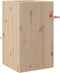 vidaXL - Kattenhuis - 43x43x60 - cm - massief - grenenhout