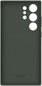 Samsung Galaxy S23 Ultra - Leather Case - Krasbestendig - Groen