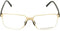 Men'Spectacle frame Porsche P8313-B Golden (ø 55 mm)