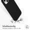 Accezz iPhone 15 - Liquid Silicone Backcover met MagSafe - Schokabsorberend - Zwart