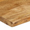 vidaXL - Tafelblad - met - natuurlijke - rand - 80x40x2,5 - cm - massief - mangohout