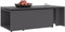 vidaXL - Salontafel - 150x50x35 - cm - bewerkt - hout - grijs