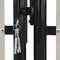 vidaXL - Poort - enkel - 300x125 - cm - zwart