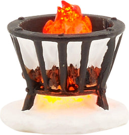 Luville - Fire basket black - Kersthuisjes & Kerstdorpen