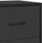 vidaXL - Dressoir - 68x35x76 - cm - bewerkt - hout - zwart